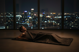 Homme blanc — penthouse nuit